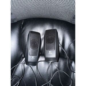 Logitech S120 Desktop Speaker System‎ - Black, Fully Functional